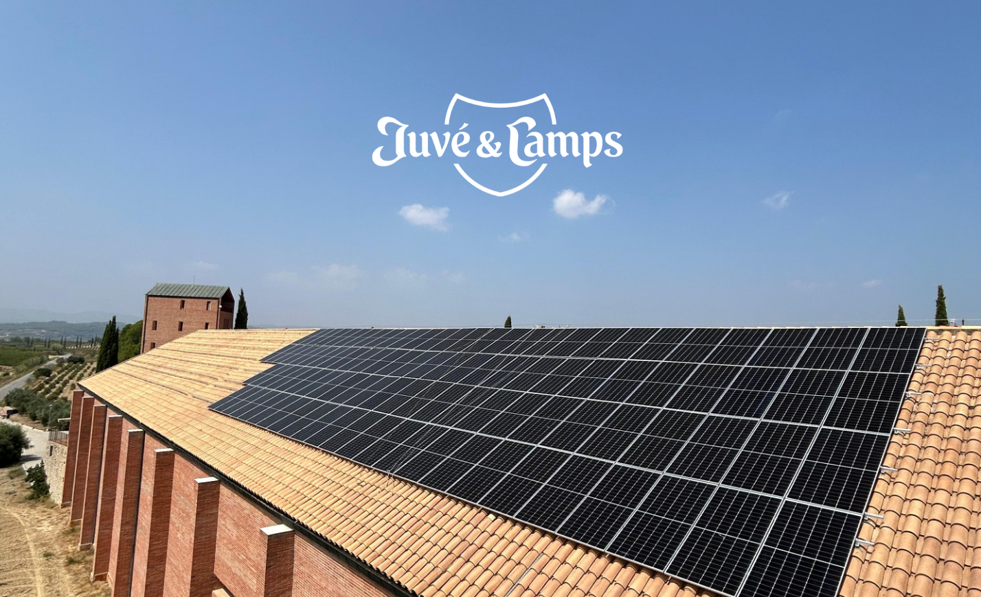 100kW de energía solar para un vino más sostenible: Instalación fotovoltaica en Juvé & Camps